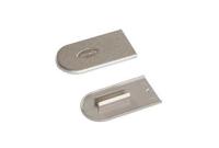 Lamello cabineo afdekkappen nikkel (100st) - thumbnail