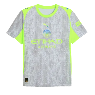 Manchester City 3rd Shirt Senior 2025/2026 - Maat XL - Kleur: Grijs | Soccerfanshop Manchester City 3rd Shirt Senior 2025/2026 - Maat XL - Kleur: Grijs | Soccerfanshop
