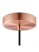 Home sweet home plafondkap metaal - koper - thumbnail