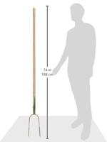Hooivork 135 cm met 2 tanden - thumbnail