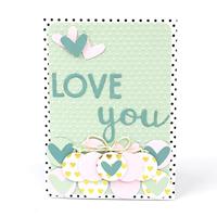 Vaessen Creative • love it embossing folder stippen - thumbnail