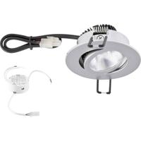 EVN PC20D615D2W EVN Lichttechnik LED-inbouwlamp LED LED vast ingebouwd 6 W Chroom - thumbnail