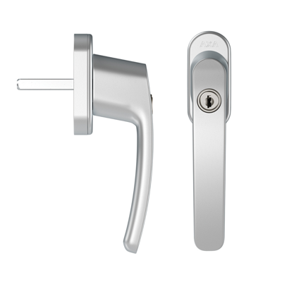 AXA Veiligheids SKG2 draai-kiep raamkruk Oval Roma 45-90 Aluminium