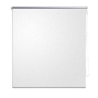 VidaXL Rolgordijn verduisterend 124,4 x 175 cm stofbreedte 120 cm wit
