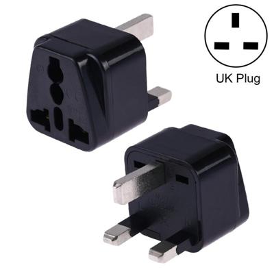 Draagbare universele socket naar UK Plug Power Adapter reislader (zwart)