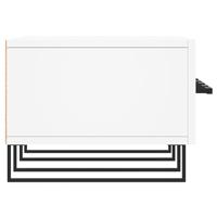 Tv-meubel 150x36x30 cm bewerkt hout wit - thumbnail