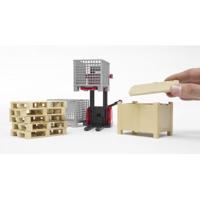 Bruder logistiek set 14 delig - thumbnail
