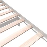 Bedframe massief grenenhout wit 90x190 cm - thumbnail