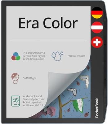 PocketBook Era Color e-book reader Touchscreen 32 GB Wifi Zwart, Lichtblauw PocketBook Era Color e-book reader Touchscreen 32 GB Wifi Zwart, Lichtblauw