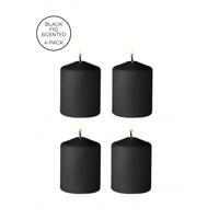 Tease Candles - Disobedient Smell - 4 Pieces - Black - thumbnail
