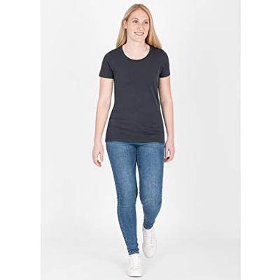 JAKO C6121 T-Shirt Organic Stretch - Antraciet - 4XL