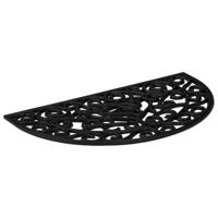 Deurmat halfrond 45x75 cm rubber - thumbnail
