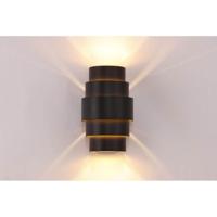 Artdelight Design wandlampRolls zwart met gouden binnenkant - WL ROLLS ZW-GO - thumbnail