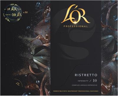 Douwe Egberts L'or professional discs Intensity 10, Ristretto, pak van 50 discs Douwe Egberts L'or professional discs Intensity 10, Ristretto, pak van 50 discs