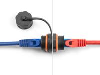 Delock RJ45 Netwerk Adapter Kabel [1x RJ45-bus - 1x RJ45-bus] 0 m Zwart - thumbnail