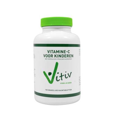 Kinder vitamine C zuurvrij 120mg 100 Kauwtabletten