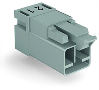 WAGO 890-852/011-000 Netstekker WINSTA MINI Stekker, inbouw horizontaal Totaal aantal polen: 2 16 A Grijs 100 stuk(s) WAGO 890-852/011-000 Netstekker WINSTA MINI Stekker, inbouw horizontaal Totaal aantal polen: 2 16 A Grijs 100 stuk(s)