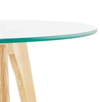 ALTEREGO LOVYOU Ronde nesttafel - Transparant - thumbnail