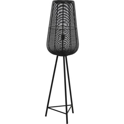 Light & Living Vloerlamp 'Adeta', mat zwart, 135cm hoog