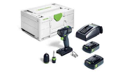 Festool TXS 18 C 3,0-Plus Accu Schroefboormachine 18V 3.0Ah in Systainer - 576895