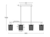 Trio Eetkamer hanglampPosh - R30764006 - thumbnail