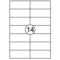 Etiket Quantore 105x42.4mm 1400 stuks - thumbnail