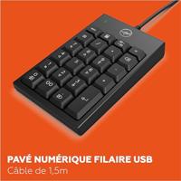 MOBILITY LAB toetsenbord - USB - zwart - netbook - thumbnail