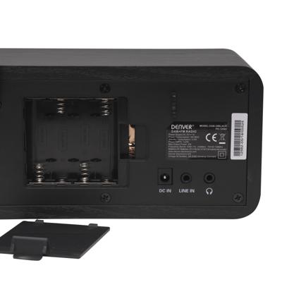 Denver DAB-30BLACK Digitale Radio - 12 x 10 x 12 cm