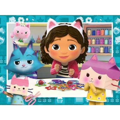Ravensburger puzzel Gabby's Poppenhuis 4-in-1 puzzelset - thumbnail