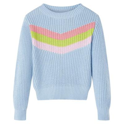VidaXL Kindertrui gebreid 140 blauw