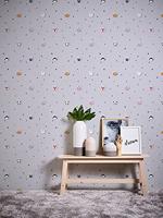 AS Creation Little Love grijs behang | 381431 - thumbnail