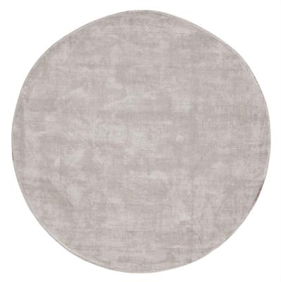 MUST Living Rond Vloerkleed 'La Belle' 200cm, kleur Lichtgrijs