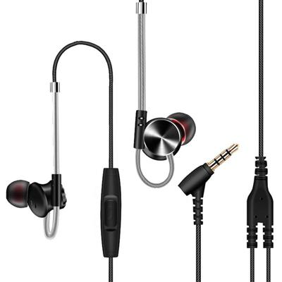 QKZ DM10 hoogwaardige in-ear all-Metal sport muziek koptelefoon microfoon versie
