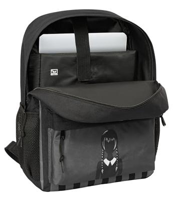 Schoolrugzak Wednesday Zwart 32 x 43 x 14 cm