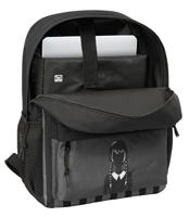 Schoolrugzak Wednesday Zwart 32 x 43 x 14 cm - thumbnail
