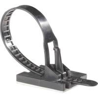 Richco TOBS-18-01A-RT TOBS-18-01-A-RT Kabelbinder 117 mm 7.10 mm Zwart Met kleefsokkel 1 stuk(s) - thumbnail