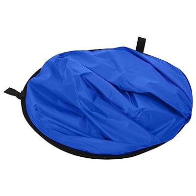 VidaXL Achtergrondscherm studio 2-in-1 ovaal 200x150 cm groen en blauw
