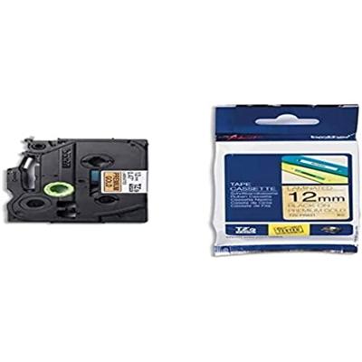 Brother TZe-PR831 Labeltape Tapekleur: Goud Tekstkleur: Zwart 12 mm 8 m