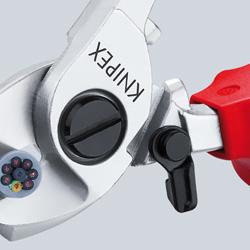 Knipex Kabelschaar met meer-componentengrepen 165 mm - 9512165 Knipex Kabelschaar met meer-componentengrepen 165 mm - 9512165