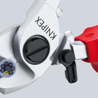 Knipex Kabelschaar met meer-componentengrepen 165 mm - 9512165 - thumbnail