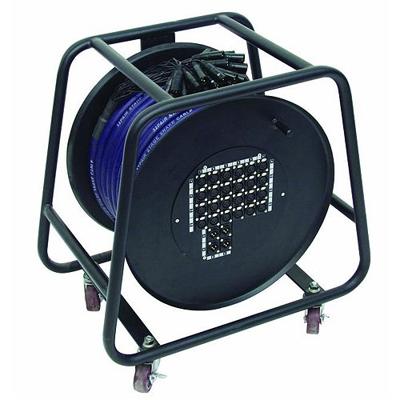 Omnitronic XLR Multicore kabelhaspel 30 m Aantal ingangen:24 x Aantal uitgangen:4 x