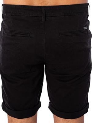 JACK & JONES JEANS INTELLIGENCE regular fit chino short Bowie zwart JACK & JONES JEANS INTELLIGENCE regular fit chino short Bowie zwart