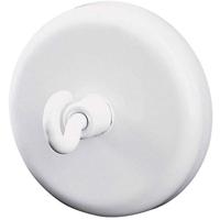 Dahle Magneet Dahle 95861 (Ø x h) 47 mm x 32 mm Rond, Met haak Wit 1 stuk(s) 95861 - thumbnail