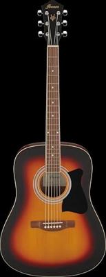 Ibanez V50NJP Open Pore Vintage Sunburst Jam Pack Quick Start westerngitaar-pakket - thumbnail