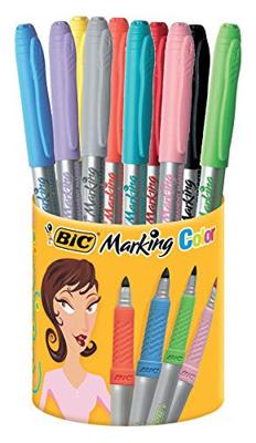 Viltstift Bic Intensity rond medium assorti pot à 10 stuks