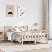 Bedframe zonder matras massief grenenhout 120x200 cm - thumbnail