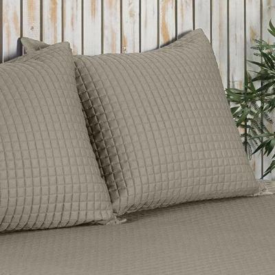 Dommelin Dommelin Sierkussenhoes Chicago Satijn 300TC Taupe 60x70 cm