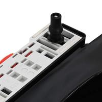 VidaXL Toiletbril soft-close met quick-release ontwerp zwart - thumbnail