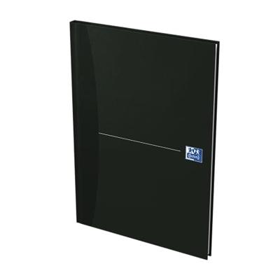 Oxford Office Essentials schrift, harde kaft, 192 bladzijden, gelijnd, ft A4, smart black