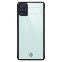 Samsung Galaxy A51 glazen hardcase - Pastel blauw - thumbnail